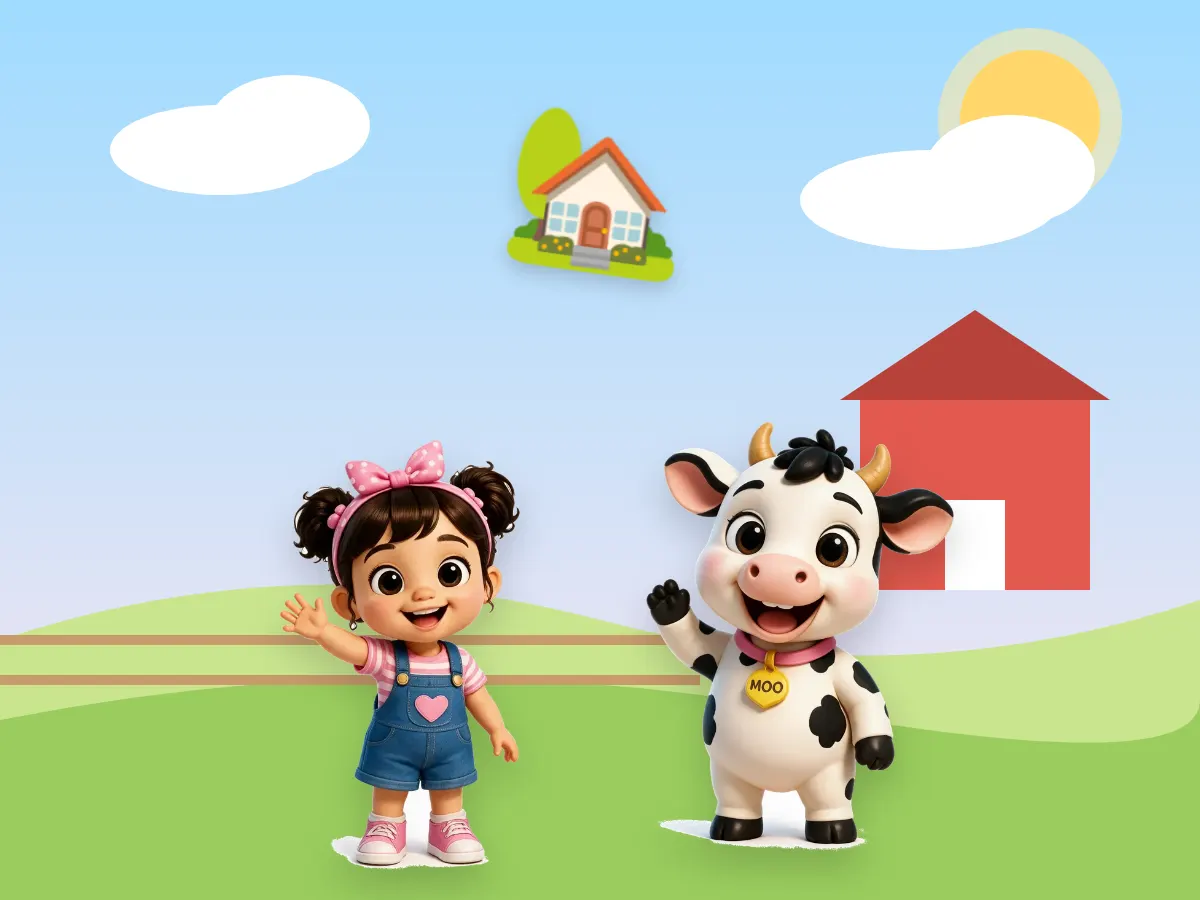 Moni and Moo, Best Friends