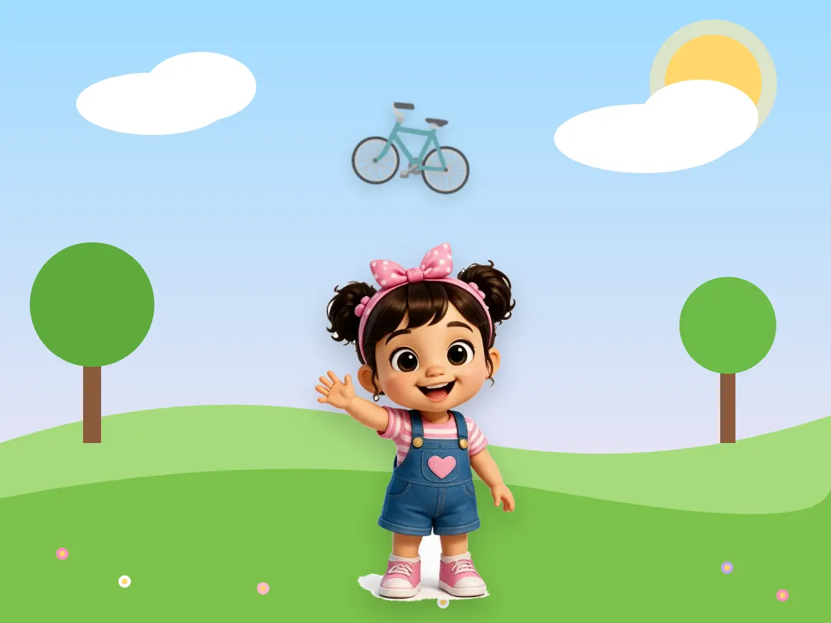 Moni Learns to Ride