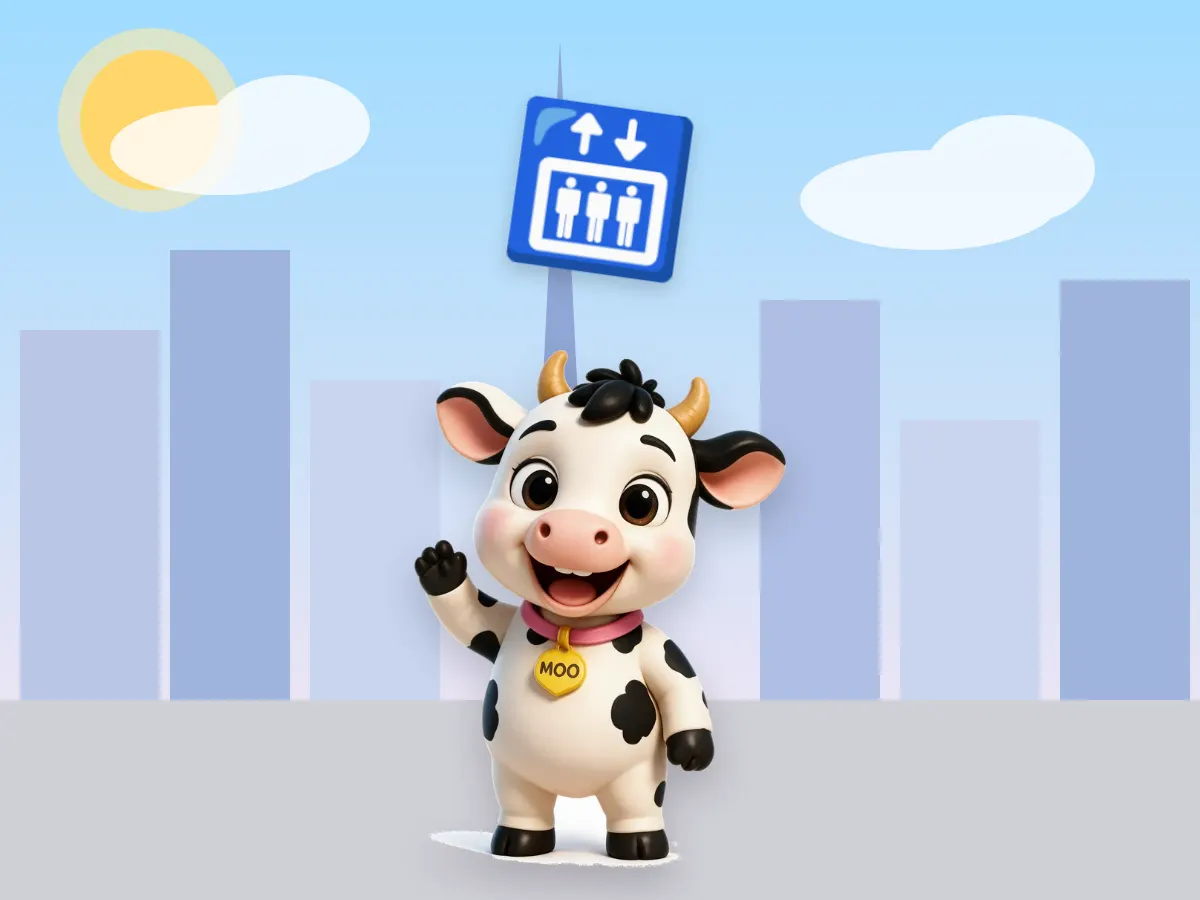 Moo in the Big City, page 2