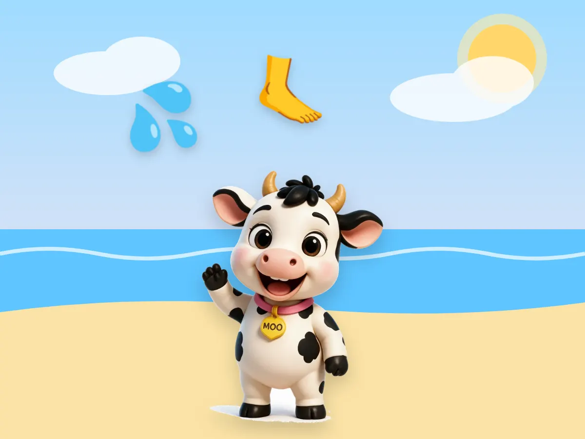 Moo Learns to Swim, page 3