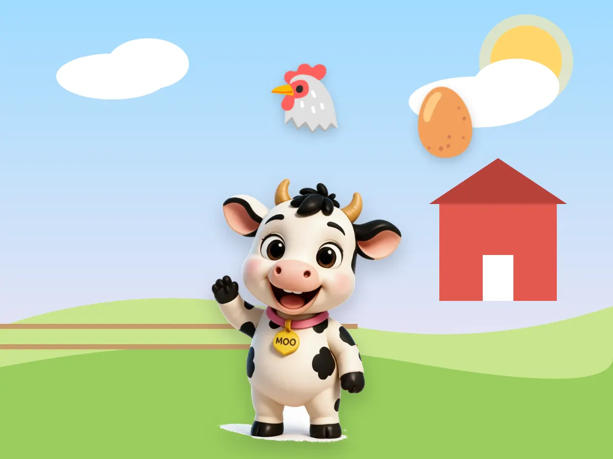 Moo the Farmer, page 2