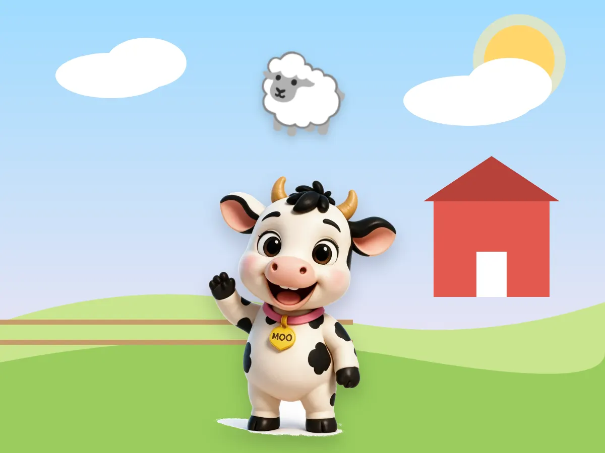 Moo the Farmer, page 3