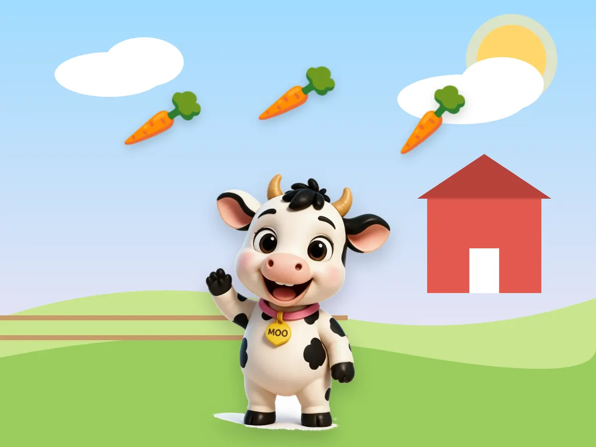 Moo the Farmer, page 4